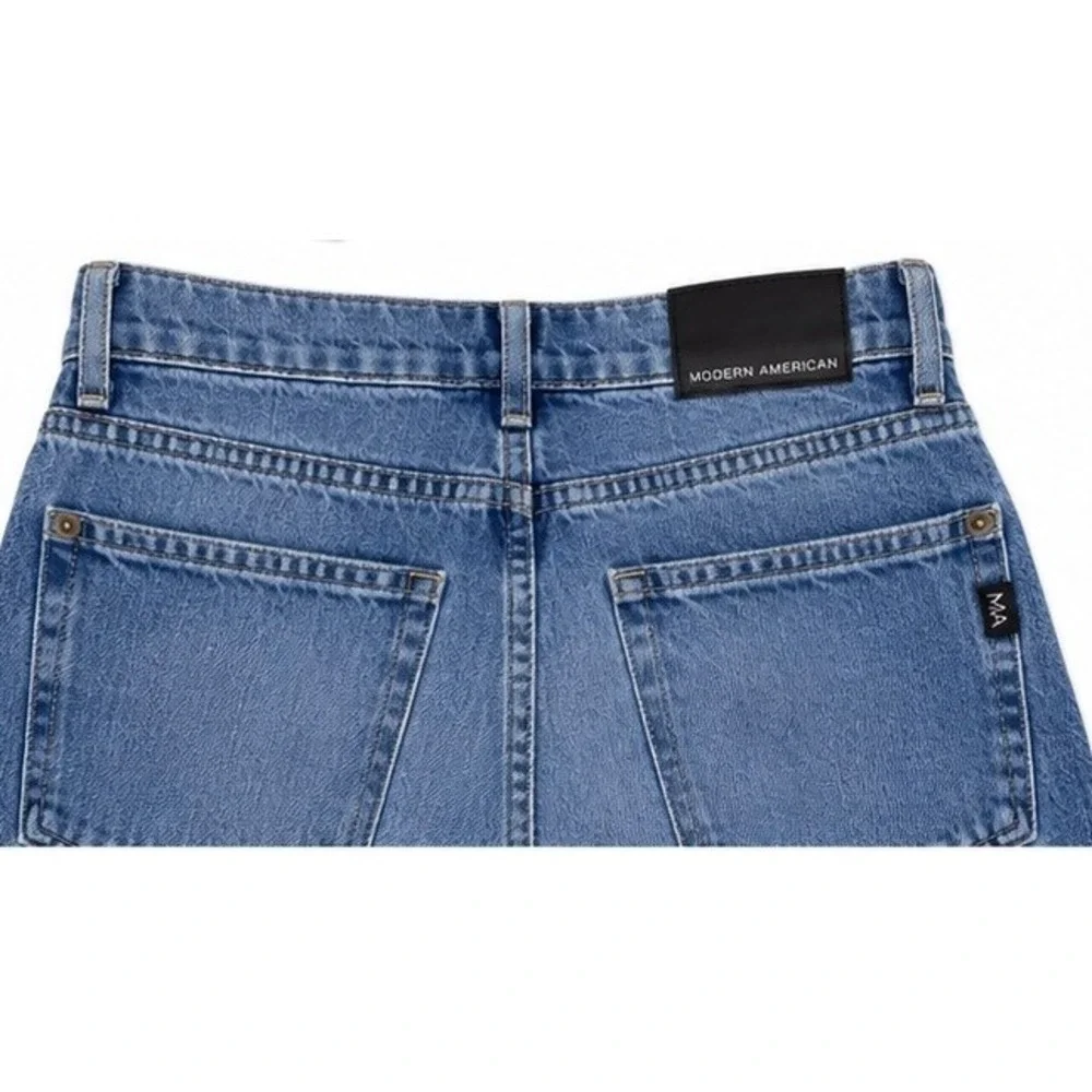 Modern American Jackson High Rise Straight Leg Jeans Smokey Blue  Size‎ 26 NWT